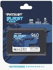 Фото: SSD-накопичувач Patriot Burst Elite SATA III 960GB (PBE960GS25SSDR) № 2 | KTC