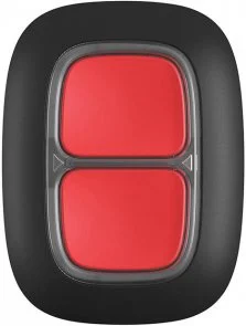Фото: Бездротова тривожна кнопка Ajax DoubleButton Jeweller Black (000021053) № 2 | KTC