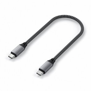 Кабель Satechi 100W Type-C / Type-C 0.25m Space Gray (ST-TCC10M)