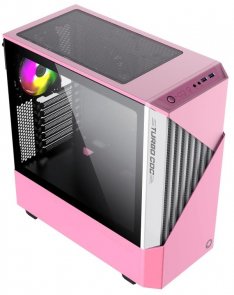 Корпус Gamemax Contac COC Pink/White with window (Contac COC PW)