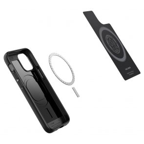 Чохол Spigen for Apple iPhone 12 Mini - Mag Armor Black (ACS01866)