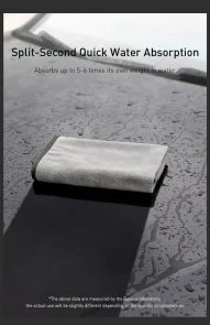 Фото: Мікрофібра Baseus Easy Life Car Washing Towel 40x80 1pcs Grey (CRXCMJ-A0G) № 6 | KTC