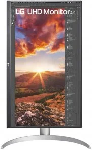 Фото: Монітор LG 27UP850-W Black/Silver - 27" IPS / 3840×2160 / 60 Гц / Pivot / HAS № 4 | KTC