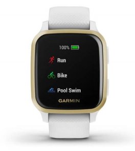 Смарт годинник Garmin Venu SQ White/Light Gold (010-02427-01)