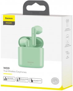 Гарнітура Baseus Encok W09 TWS Green (NGW09-06)