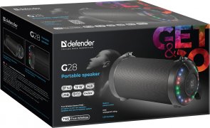 Портативна акустика Defender G28 Black (65128)