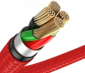 Фото: Кабель Baseus Horizontal Data Cable 1.5A AM / Lightning 2m Red (CALSP-C09) № 4 | KTC