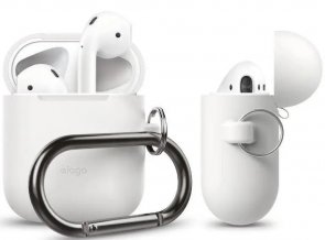 Чохол Elago for Airpods - Silicone Hand Case White (EAPSC-HANG-WH)