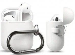 Фото: Чохол Elago for Airpods  - Silicone Hand Case White (EAPSC-HANG-WH) № 3 | KTC