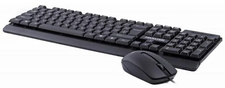 Фото: Комплект клавіатура+миша Maxxter KMS-CM-01-UA Black № 3 | KTC