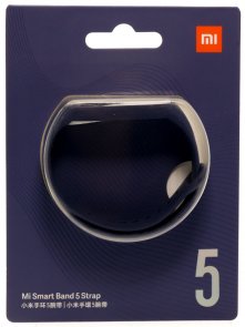 Ремінець Xiaomi Mi Band 5 - Silicon Navy Blue Original