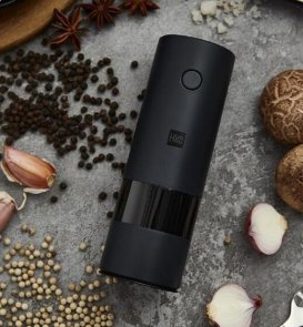 Електричний млин для солі і перцю Xiaomi Huo Hou Electric Grinder Black (HU0141)