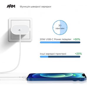 Зарядний пристрій HiC Armor 20W USB-C Power Adapter (ARM58528)