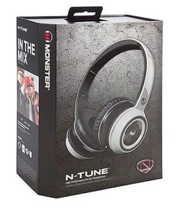 Фото: Навушники Monster NCredible NTune Pearl On-Ear Headphones Pearl сріблясті № 2 | KTC