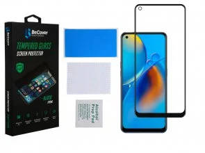 Фото: Захисне скло BeCover for Oppo A74 - Black (706656) № 3 | KTC