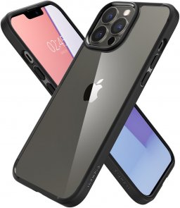 Чохол Spigen for iPhone 13 Pro - Crystal Hybrid Matte Black (ACS03300)