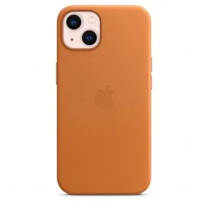 Фото: Чохол Apple iPhone 13 - Leather Case with MagSafe Golden Brown (MM103) № 3 | KTC