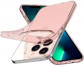 Чохол Spigen for iPhone 13 Pro - Liquid Crystal Glitter Rose Quartz (ACS03256)