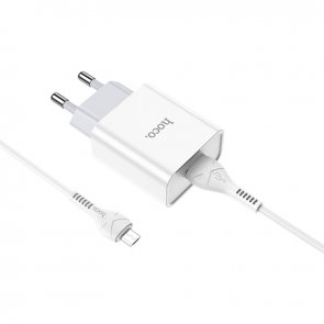 Зарядний пристрій Hoco C81A Asombroso with Micro USB cable White (C81A +Micro)