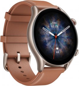 Смарт годинник Amazfit GTR 3 Pro Brown Leather