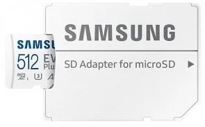 Фото: FLASH пам'ять Samsung Evo Plus Micro SDXC 512GB with adapter (MB-MC512SA/EU) № 3 | KTC