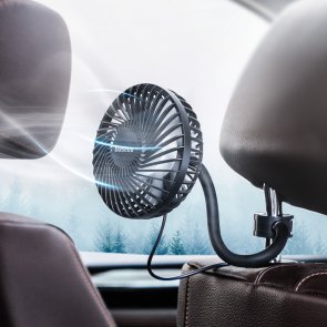 Автомобільний вентилятор Baseus Departure Vehicle Fan Black (CXQC-B03)