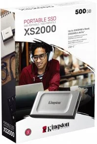 Фото: Зовнішній SSD-накопичувач Kingston XS2000 500GB Silver (SXS2000/500G) № 4 | KTC