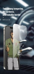 Захисне скло Blueo for iPhone 13 mini Full Screen Black (NPB3-13 5.4)