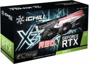 Фото: Відеокарта Inno3D RTX 3060 Ti iChill X3 Red (C306T3-08D6X-1671VA39H) № 3 | KTC