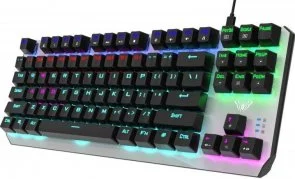 Фото: Клавіатура Aula Aegis Red Switch USB Silver (6948391240299) № 4 | KTC