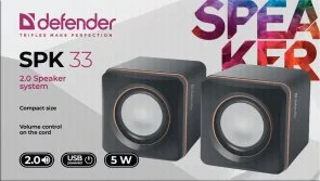 Фото: Колонки Defender SPK 33 Black/Orange (65633) № 2 | KTC