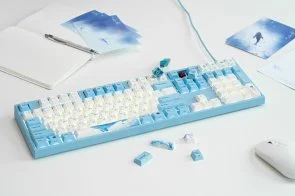 Фото: Клавіатура Varmilo VA87M Sea Melody Cherry MX Blue (VA87MC2W/WBPE7HR) № 10 | KTC