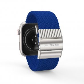 Ремінець AMAZINGthing for Apple Watch 41/40/38 - Titan Weave Blue (ATS7TW41BU)