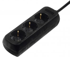 Мережевий фільтр Hama 3/1.4m Black (00030391)