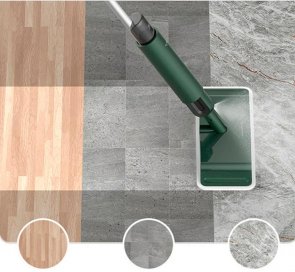Швабра для сухого та вологого прибирання Xiaomi Deerma Spray mop TB880 CN Green