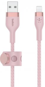 Кабель Belkin Braided Silicone AM / Lightning 1m Pink (CAA010BT1MPK)