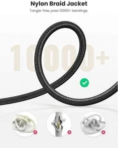 Фото: Кабель UGREEN AV112 Jack 3.5mm M / Jack 3.5mm M Black (UGR-50361) № 3 | KTC