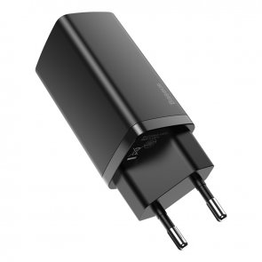 Зарядний пристрій Baseus GaN Lite Quick Charger 65W Black (CCGAN2L-B01)