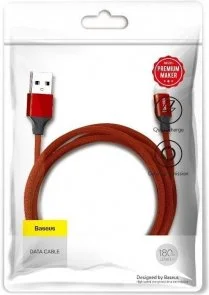 Фото: Кабель Baseus Yiven AM / Lightning 1.8m Red (CALYW-A09) № 3 | KTC