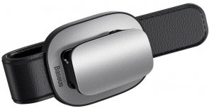 Автомобільний тримач для окуляр Baseus Platinum Vehicle eyewear clip (clamping type) Silver (ACYJN-B0S)