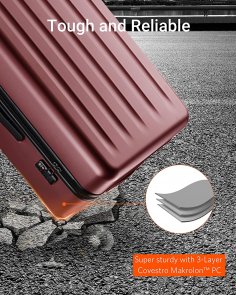 Дорожня сумка Xiaomi Ninetygo PC Luggage 24inch Wine Red (6972619238768)