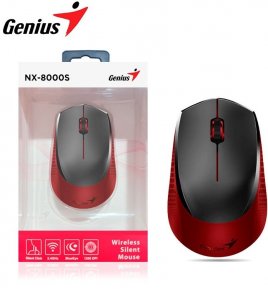 Миша Genius NX-8000 Silent WL Red (31030025401)