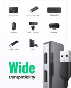 Фото: USB-хаб UGREEN CM219 Gray (50985) № 2 | KTC
