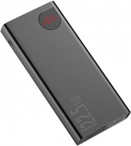 Батарея універсальна Baseus Adaman Metal Quick Charge 20000mAh Black (PPAD000101)