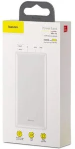Фото: Батарея універсальна Baseus Mini JA 30000 White (PPJAN-C02) № 7 | KTC