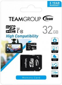 Карта пам'яті Team Dash Card Micro SDHC 32GB (TDUSDH32GUHS03)