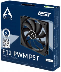 Вентилятор для корпуса Arctic F12 PWM PST Black (ACFAN00200A)