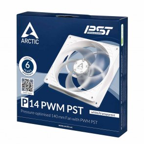 Вентилятор для корпуса Arctic P14 PWM PST White/Transparent (ACFAN00221A)