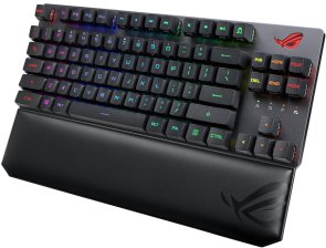 Клавіатура ASUS ROG Strix Scope RGB RX Red TKL Wireless Deluxe Black (90MP02J0-BKRA00)