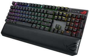 Клавіатура ASUS ROG Strix Scope RGB NX Red Wireless Deluxe Black (90MP02I6-BKRA00)